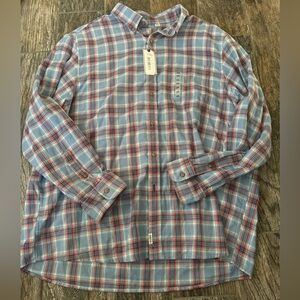 ROWM plaid long sleeve